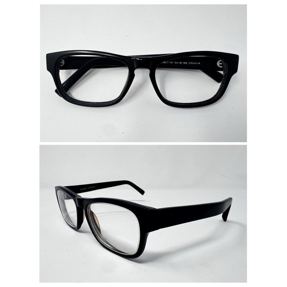 Warby Parker Roosevelt 101 Black Eyeglass Frames 54-18-145